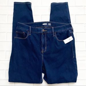 NWT Old Navy Rockstar 24/7 Sculpt Super Skinny High Rise Dark Wash Jeans 👖